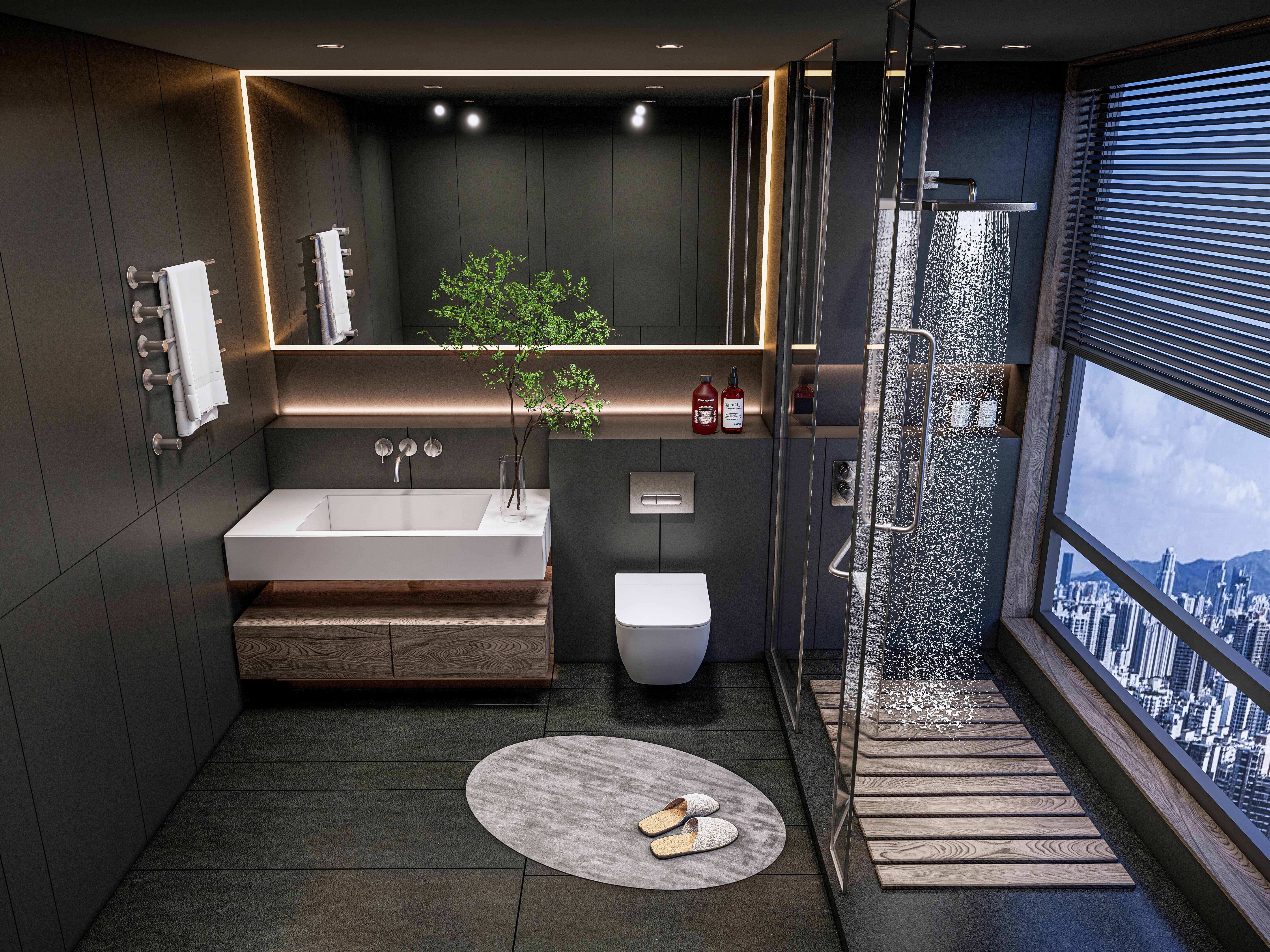 Bathroom  001 3D model_8