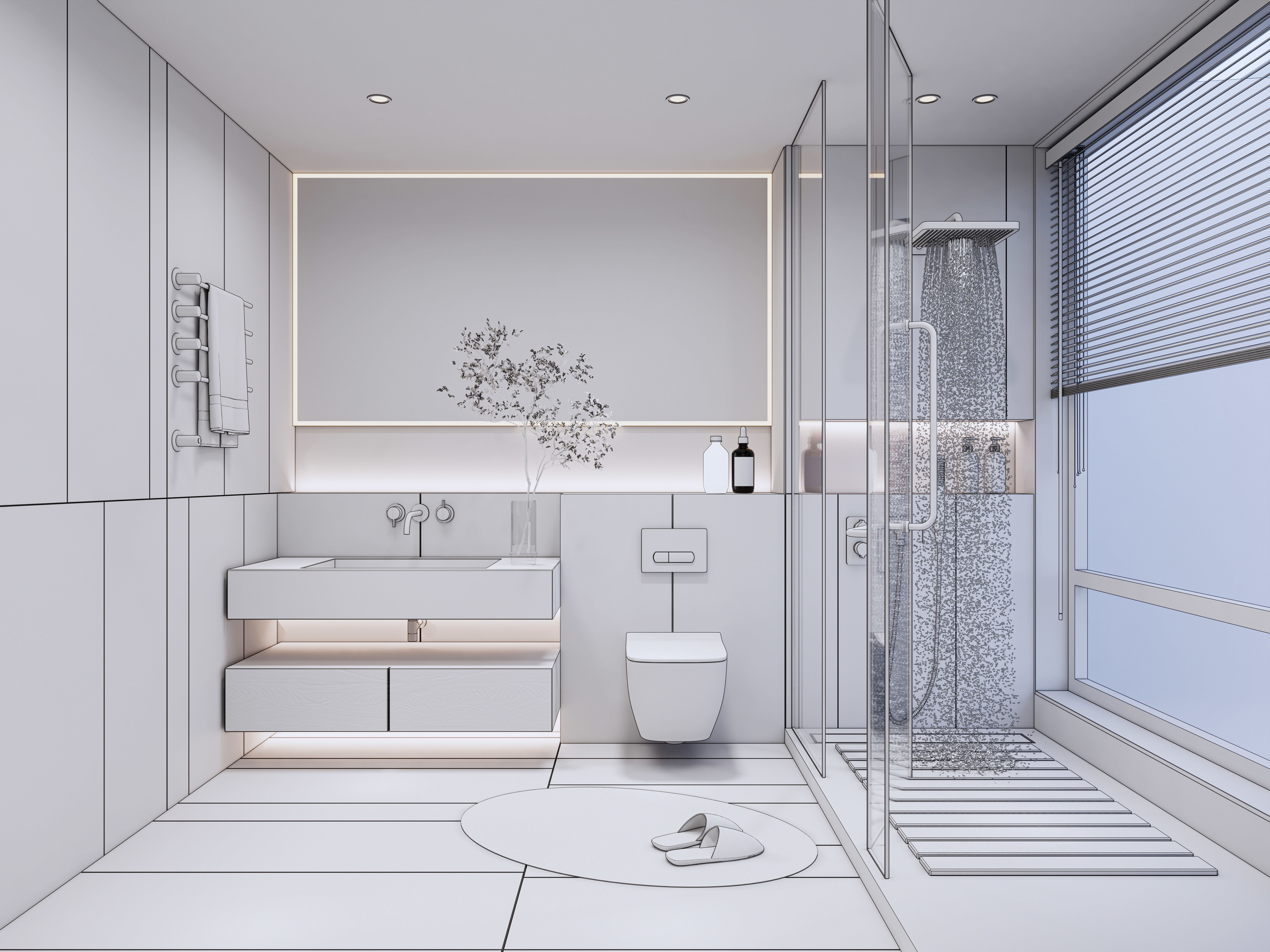 Bathroom  001 3D model_19
