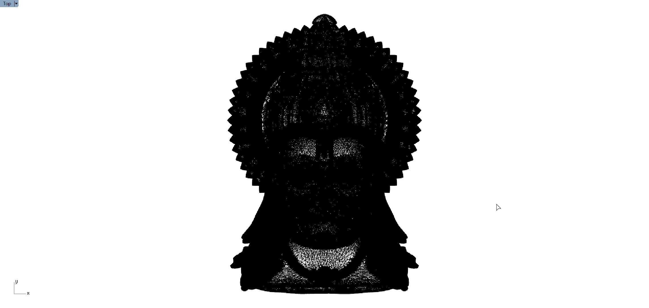 HUNUMAN PENDENT 3D print model_8