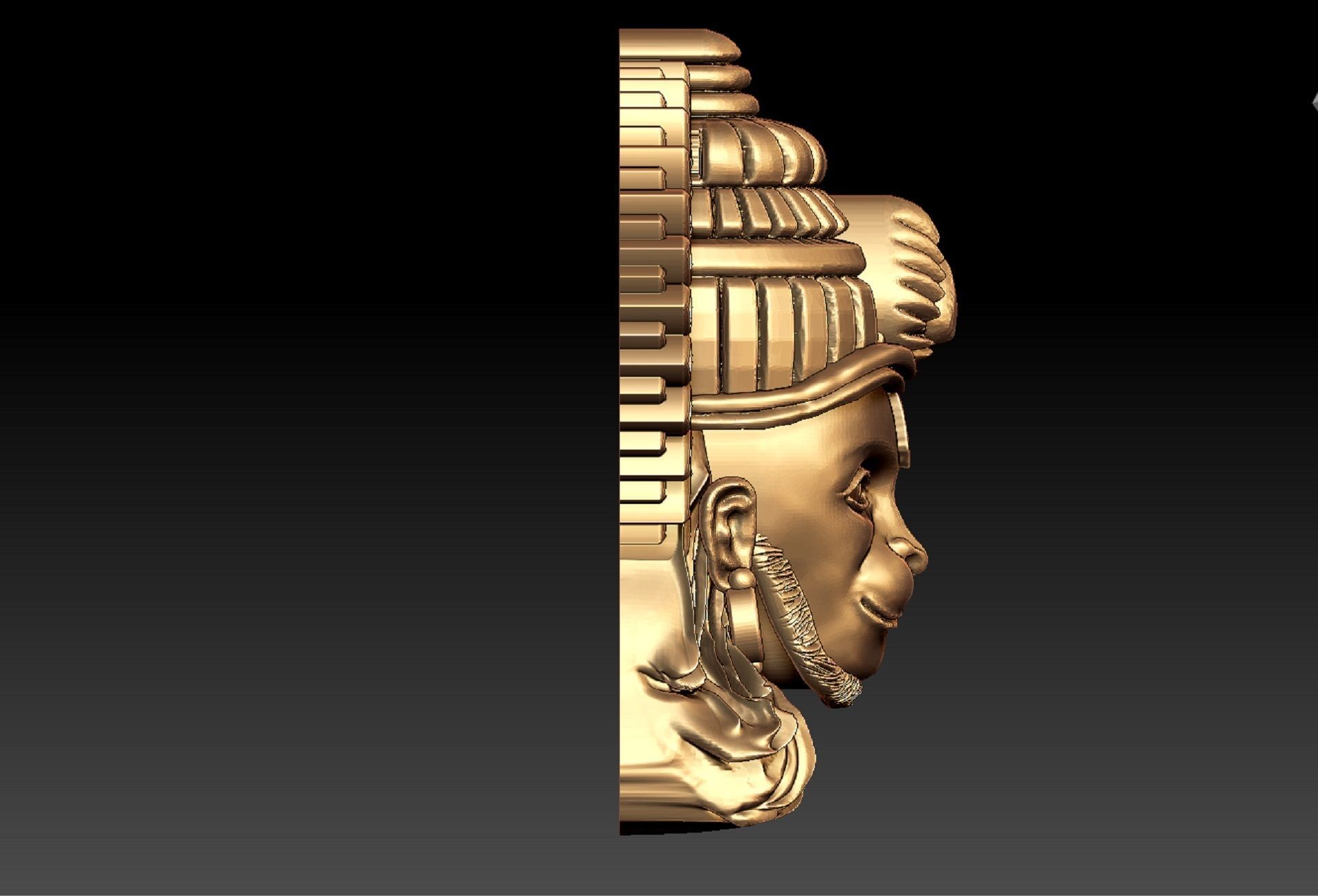 HUNUMAN PENDENT 3D print model_4