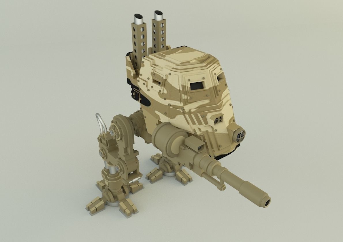 sentinel steel legion robot 3D model_8