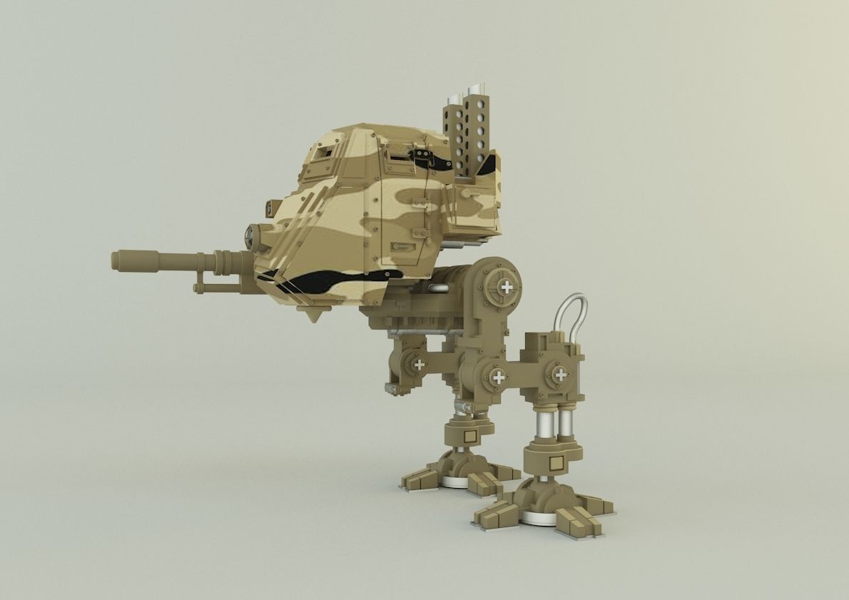 sentinel steel legion robot 3D model_3