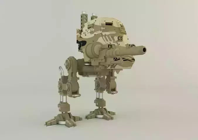 sentinel steel legion robot 3D model