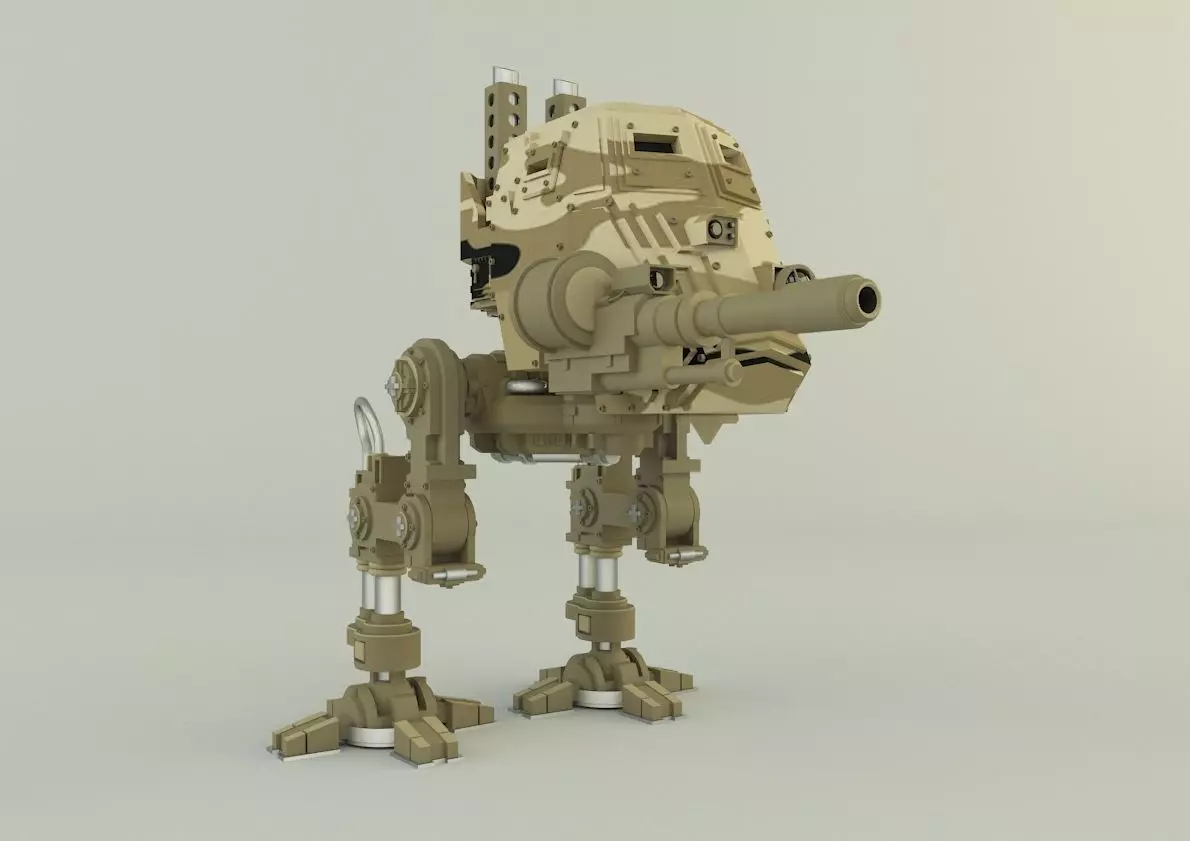 sentinel steel legion robot 3D model_0