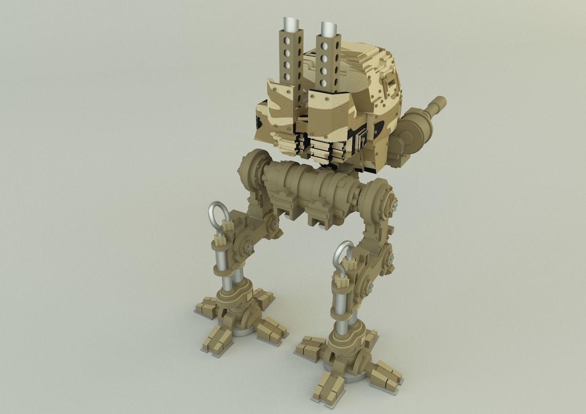 sentinel steel legion robot 3D model_7