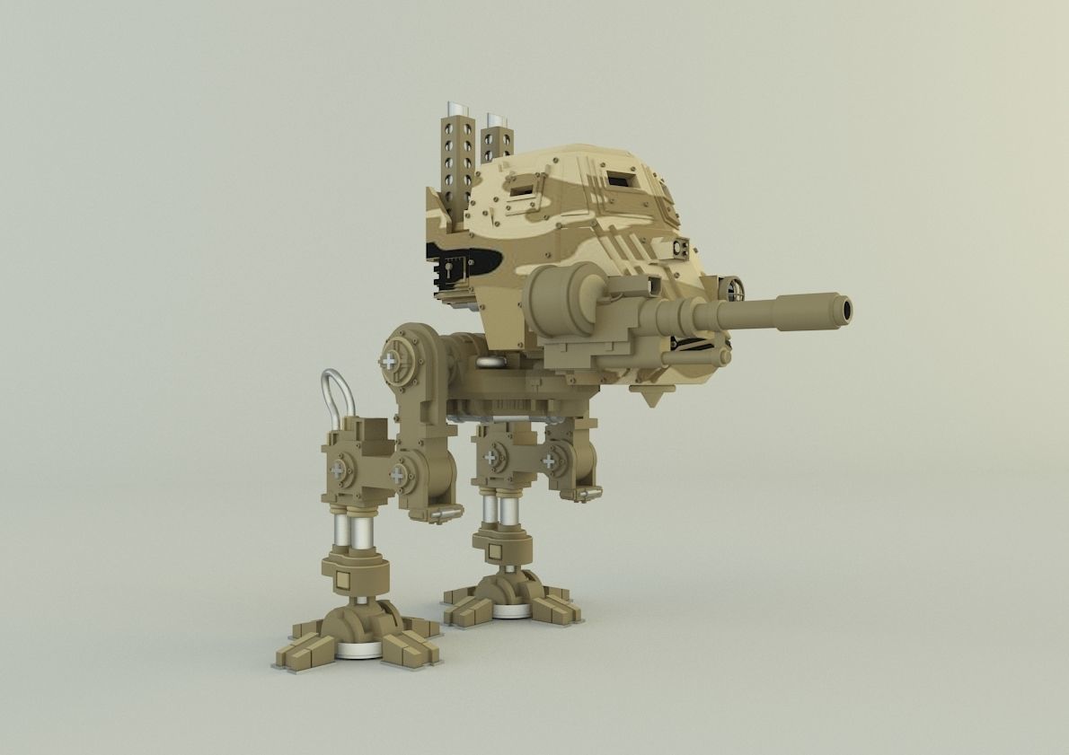 sentinel steel legion robot 3D model_1