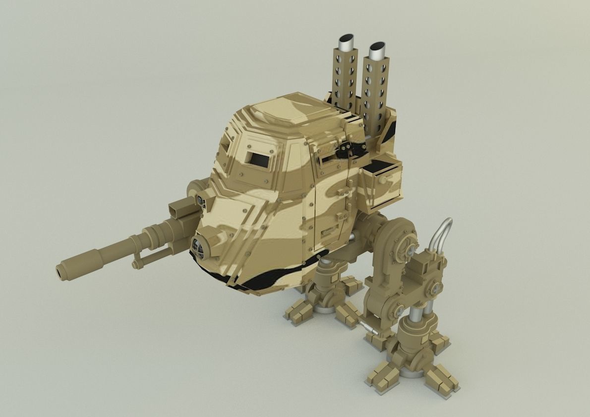 sentinel steel legion robot 3D model_6