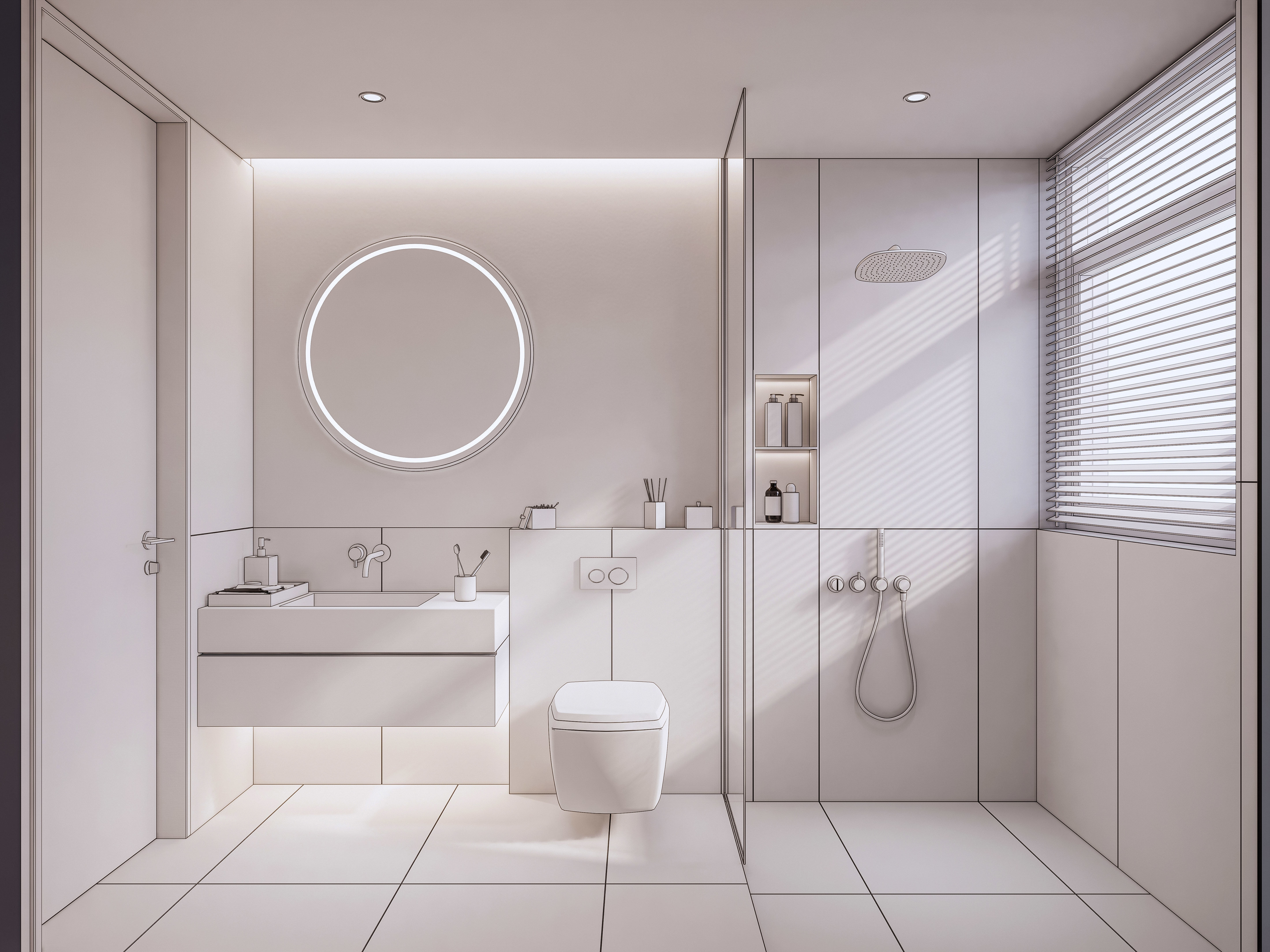 Bathroom  01 3D model_16