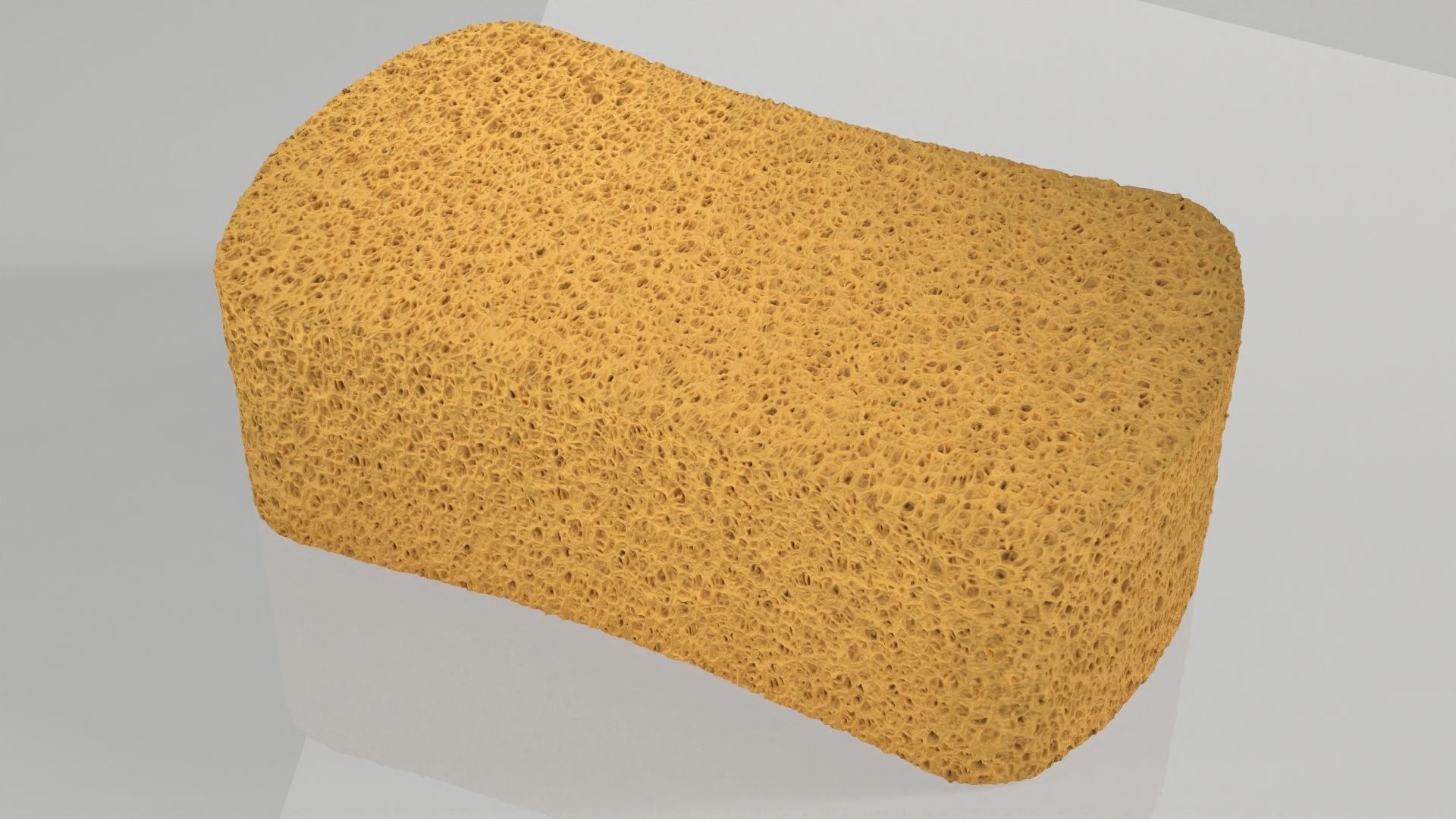 Yellow Sponge 3D model_3