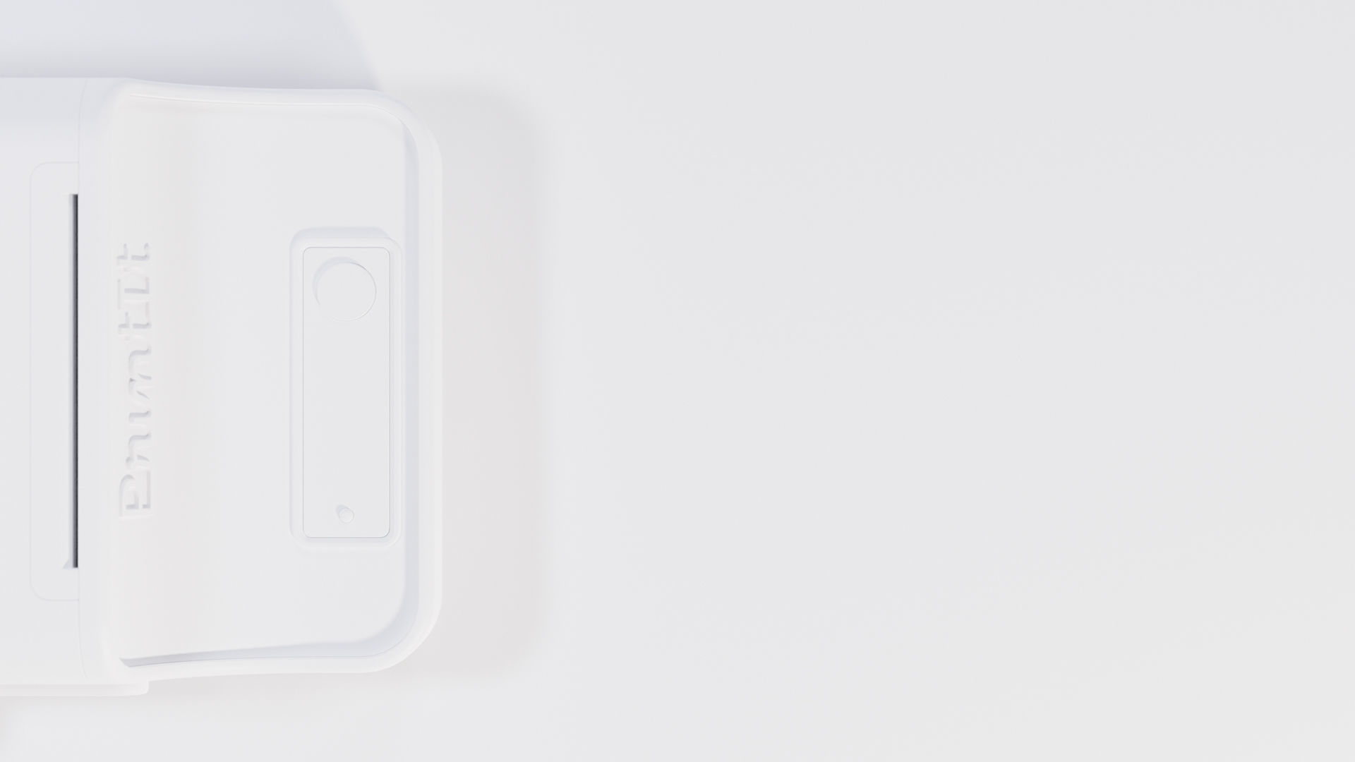 Retro wireless label printer Low-poly 3D model_18