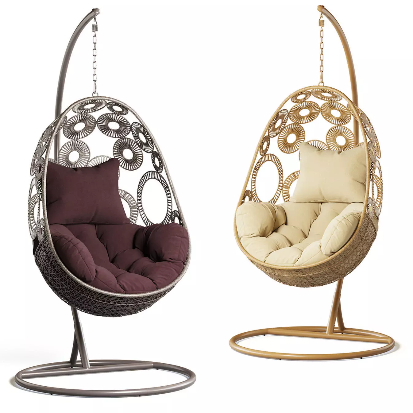 Ibiza Hanging Chair 3D Model 3D model