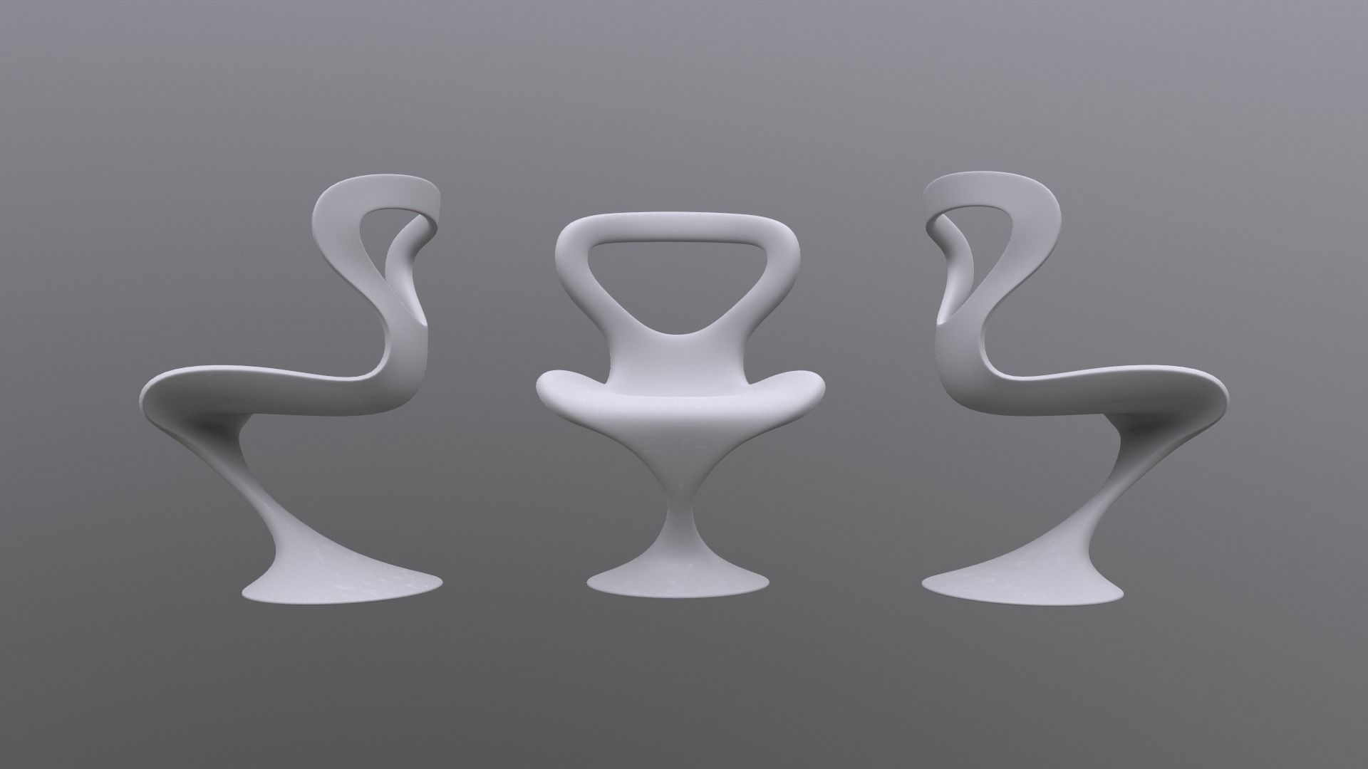 Design Chair 3D model_4
