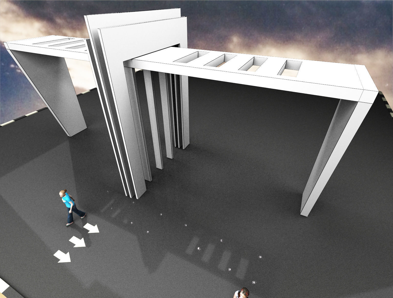 Decoration Gate Design a291  3D model_3