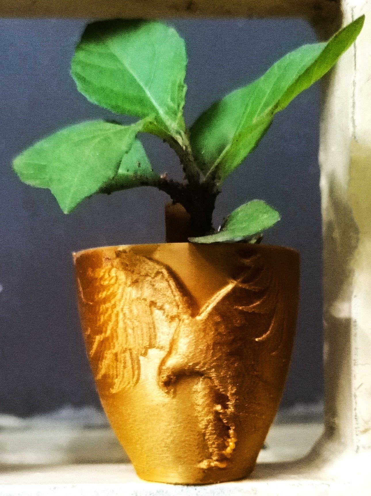 Plant pot pendant and badge collection 3D print model_9