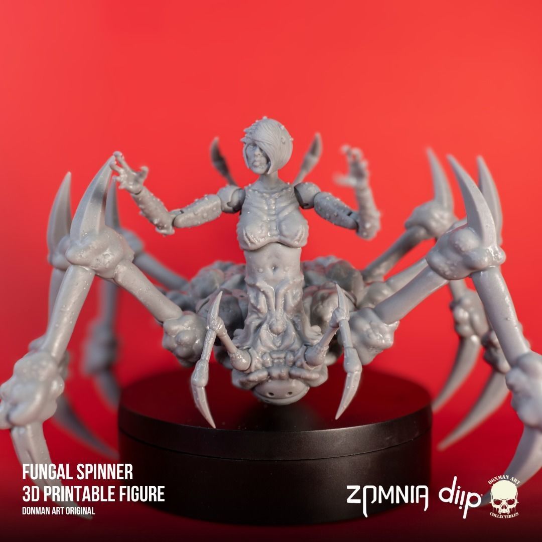 Funner Spinner  Donman art Originalprintable full action figure 3D print model_17