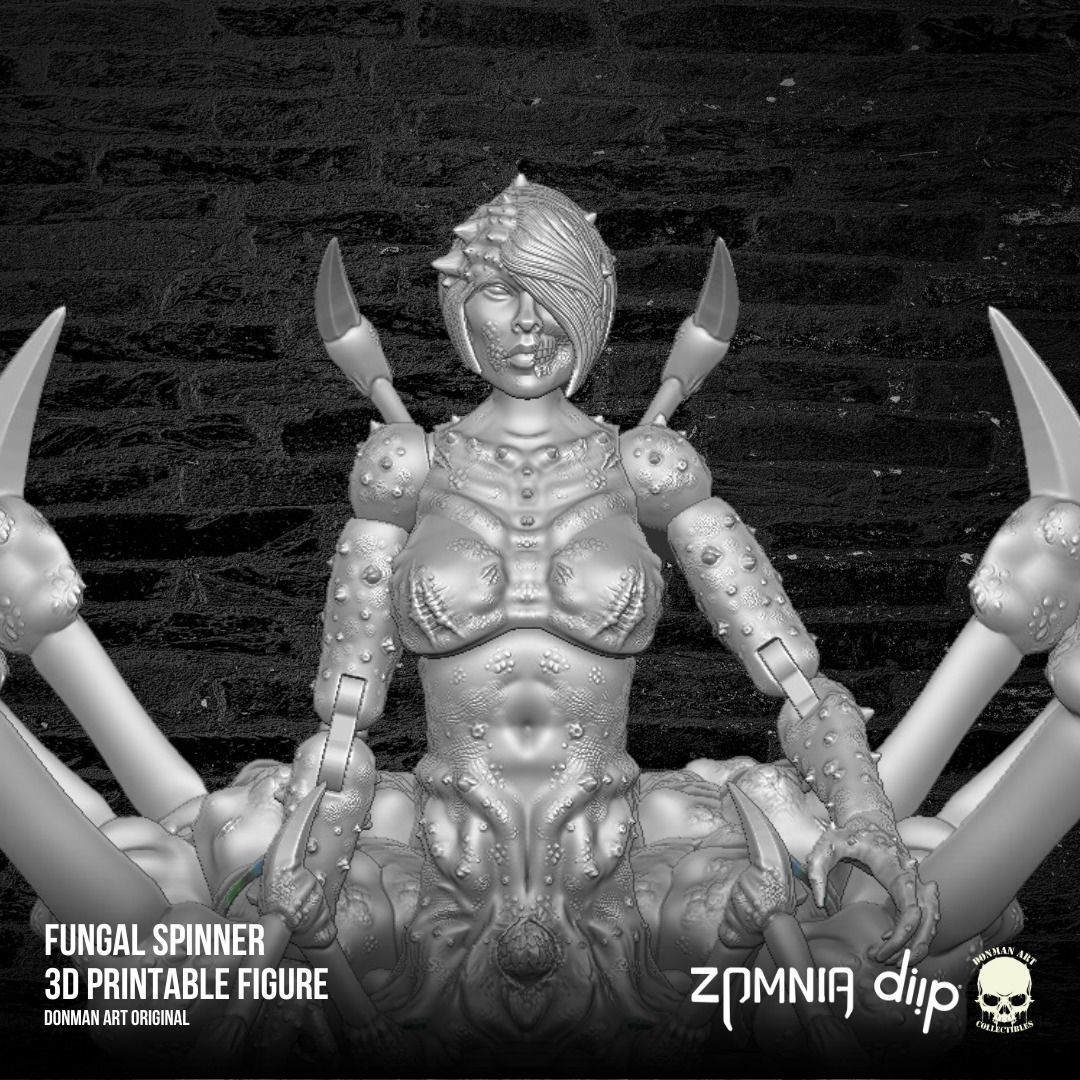 Funner Spinner  Donman art Originalprintable full action figure 3D print model_1
