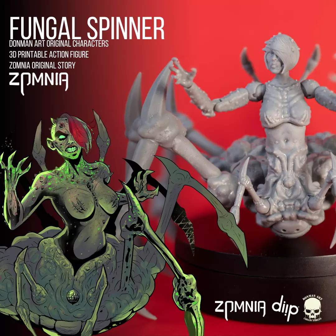 Funner Spinner  Donman art Originalprintable full action figure 3D print model_0