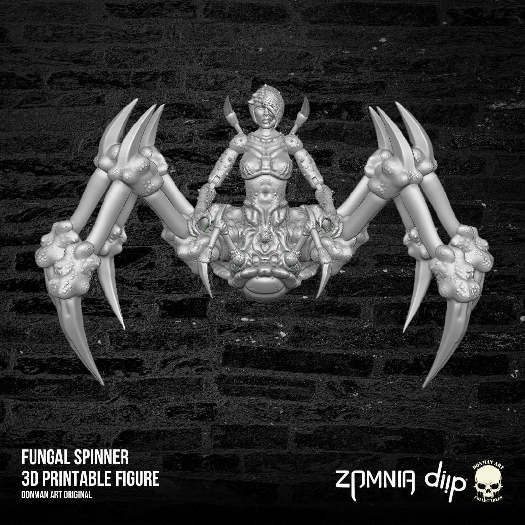 Funner Spinner  Donman art Originalprintable full action figure 3D print model_3