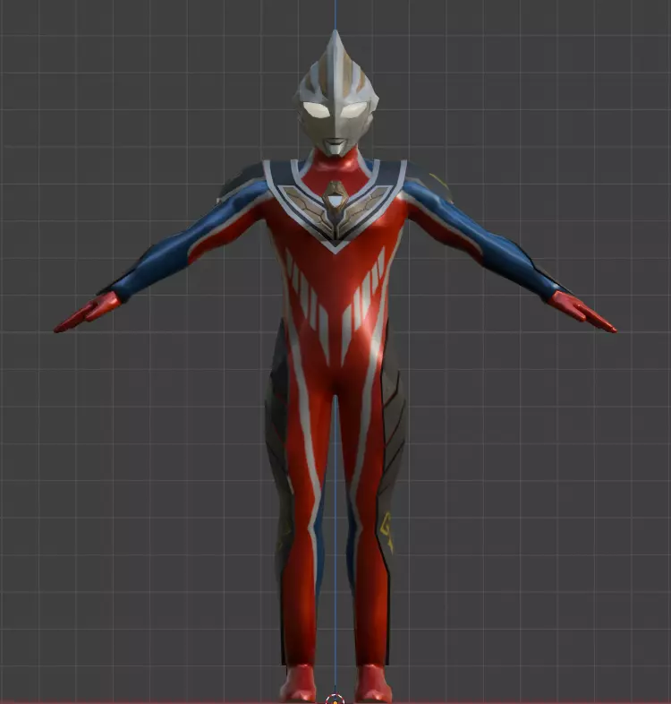 Ultraman Gaia SSV Super Supereme Version 3D model