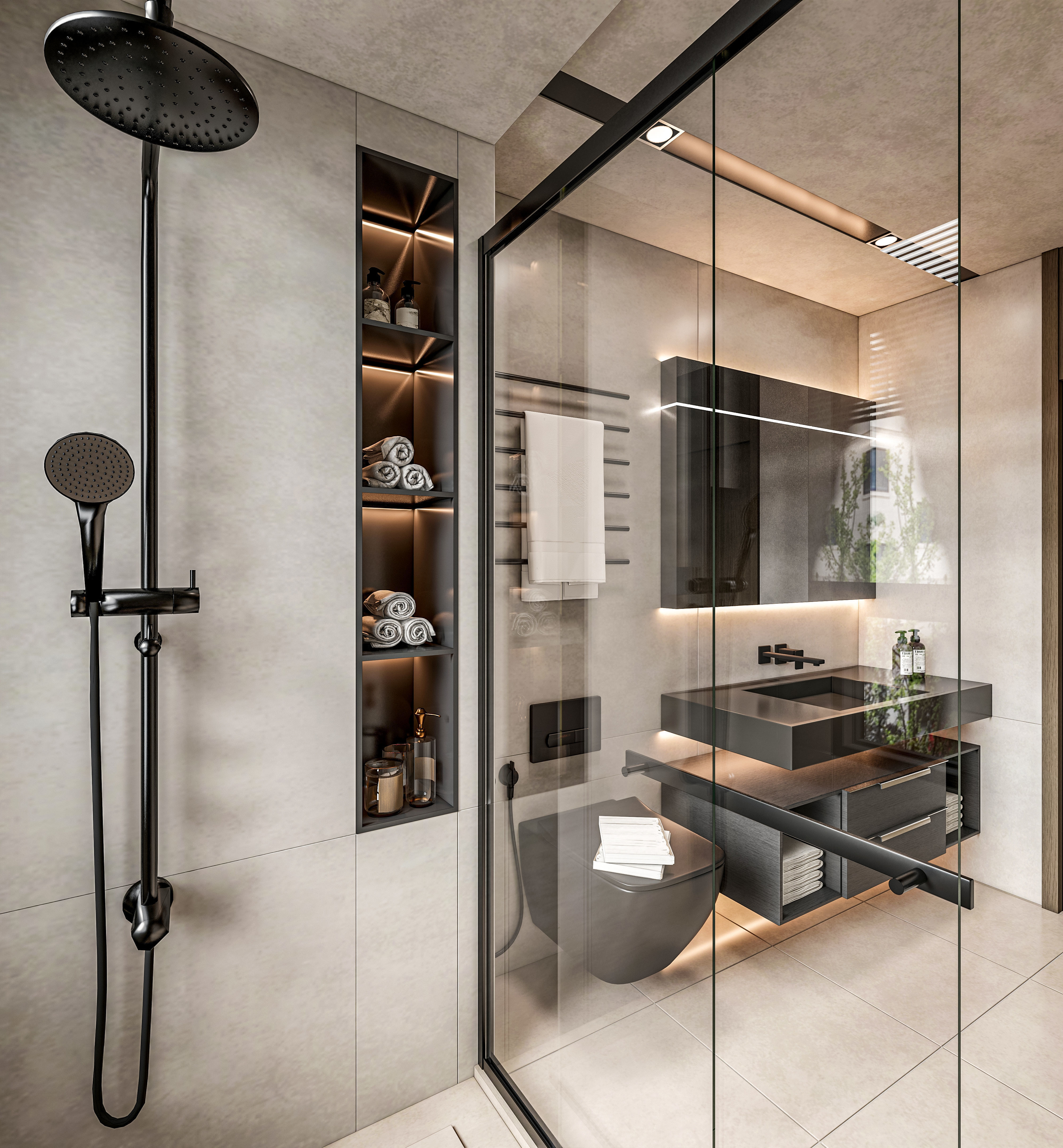 Bathroom  8 3D model_2