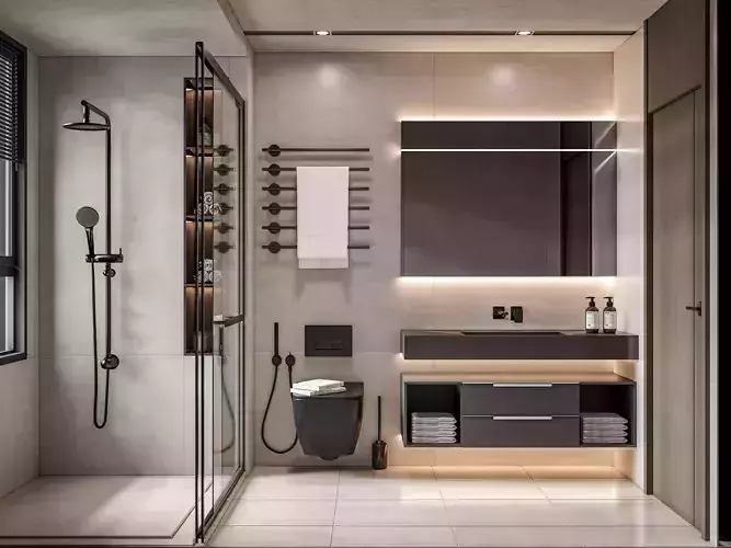 Bathroom  8 3D model