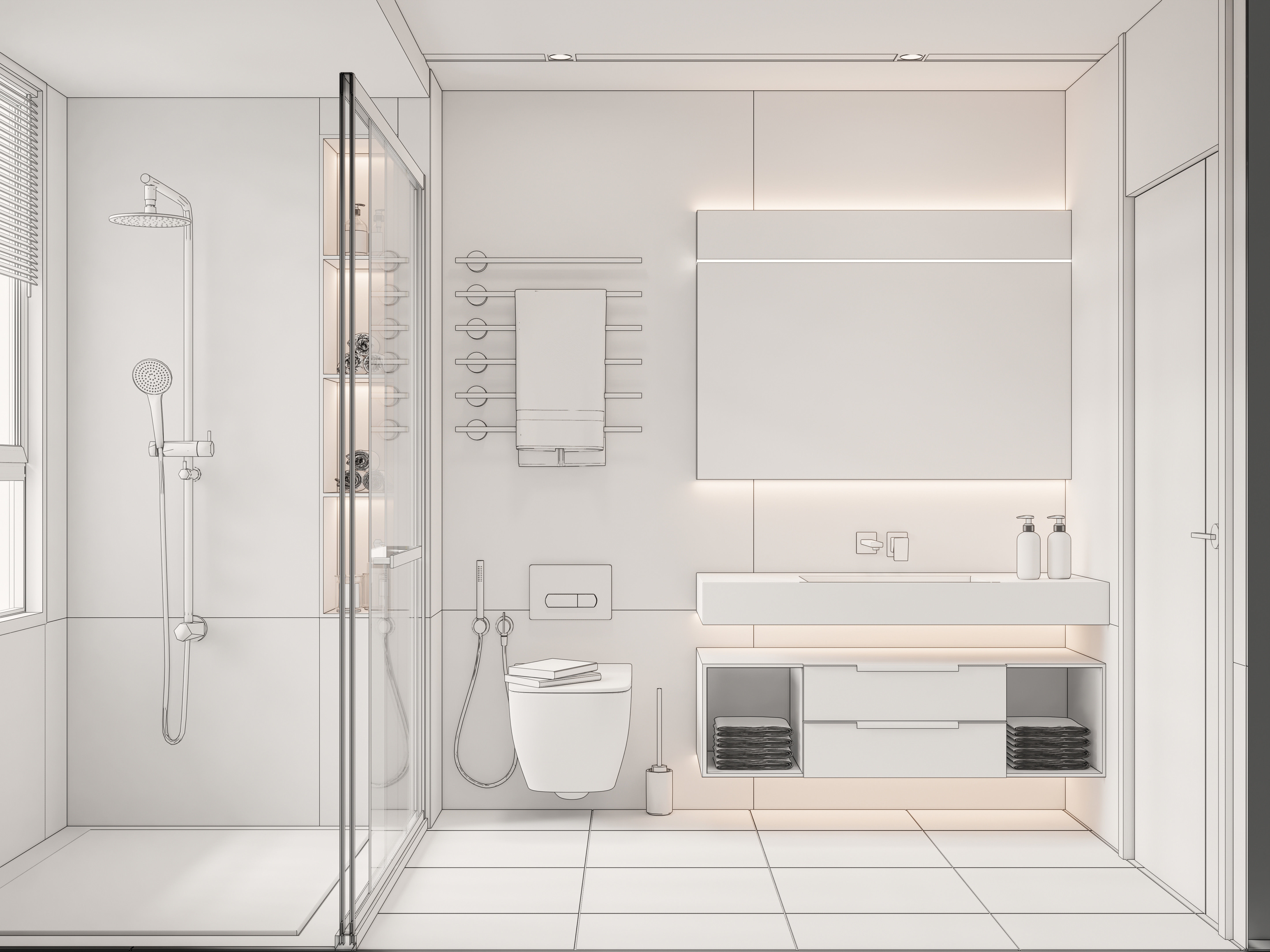 Bathroom  8 3D model_16