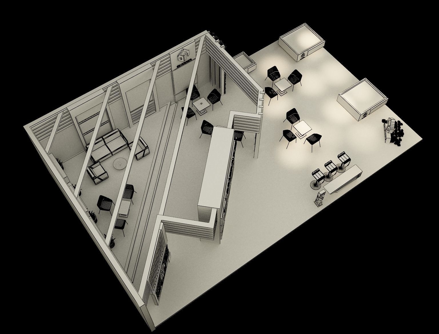 Booth Exhibition Stand a284 3D model_17