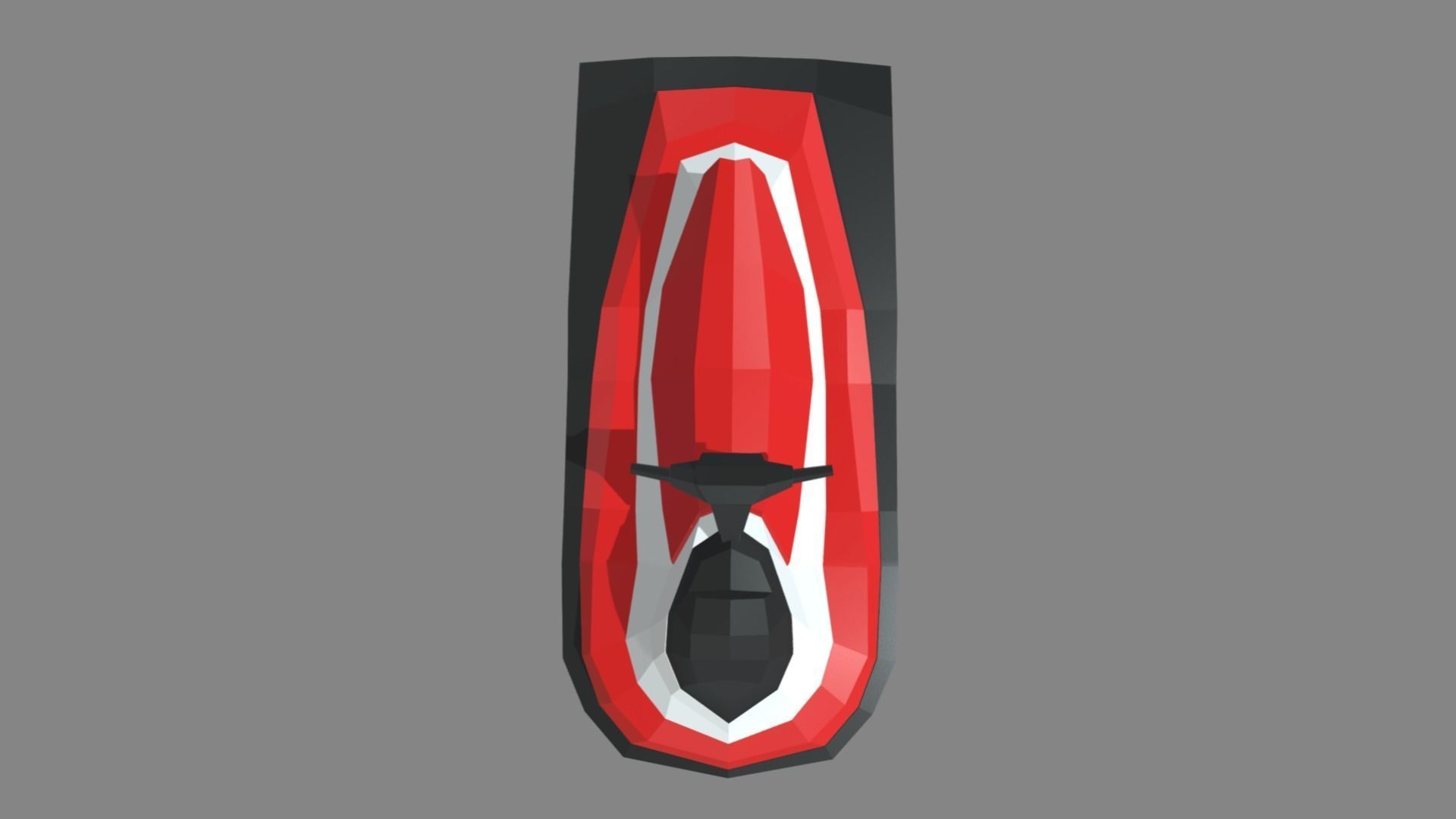 Low Poly Jet Ski 01 Low-poly 3D model_1