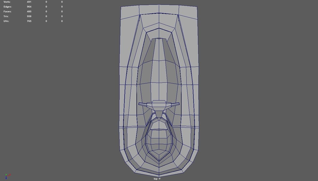 Low Poly Jet Ski 01 Low-poly 3D model_9