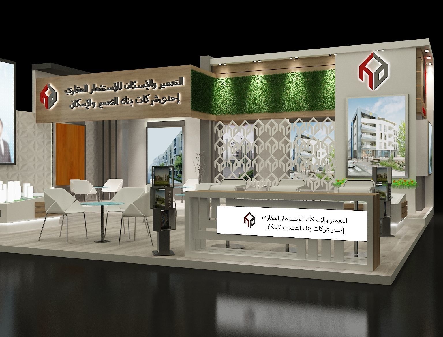 Booth Exhibition Stand a280 3D model_8
