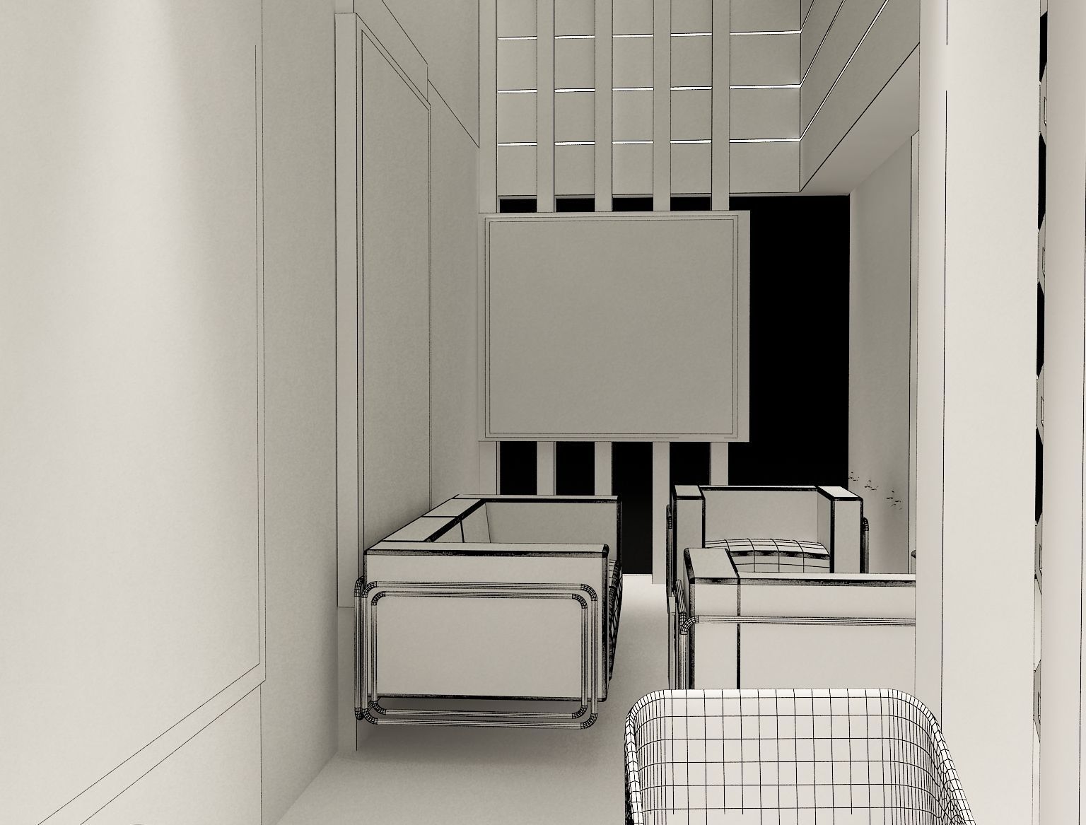 Booth Exhibition Stand a280 3D model_13