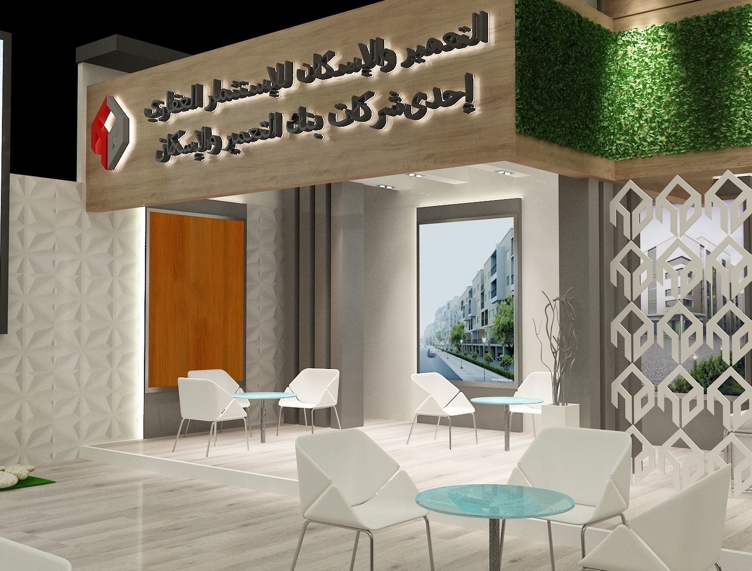 Booth Exhibition Stand a280 3D model_14