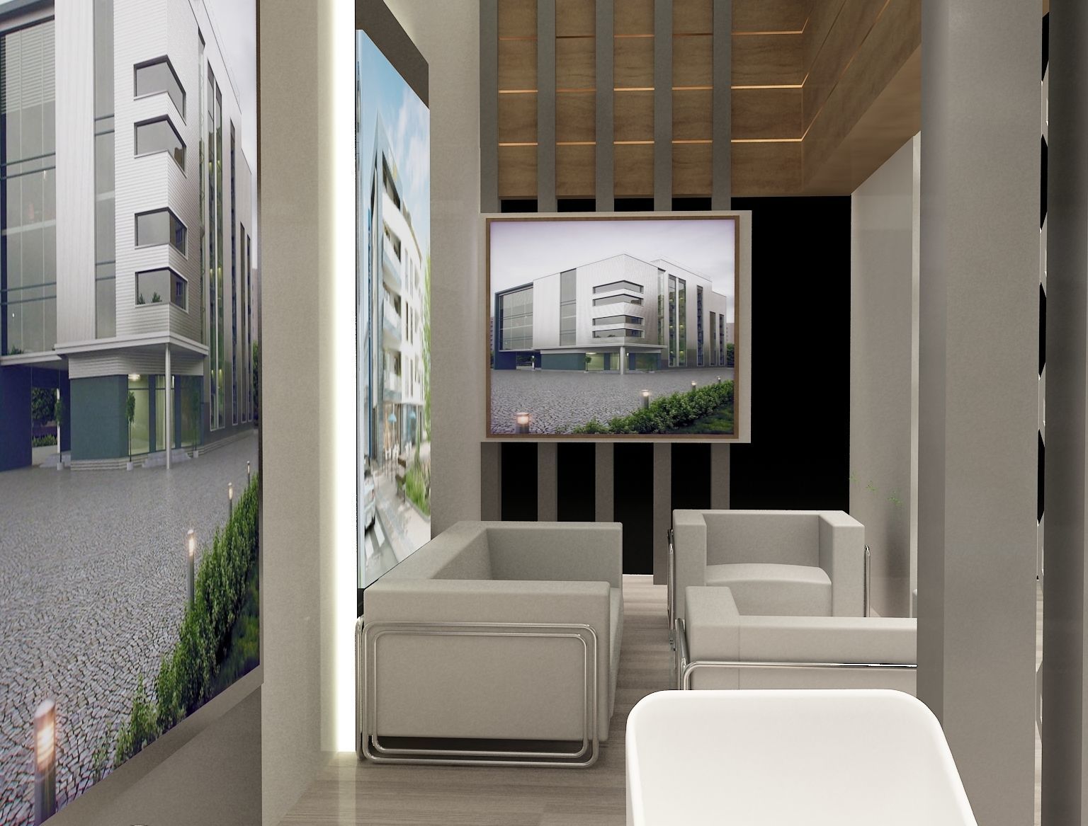 Booth Exhibition Stand a280 3D model_12