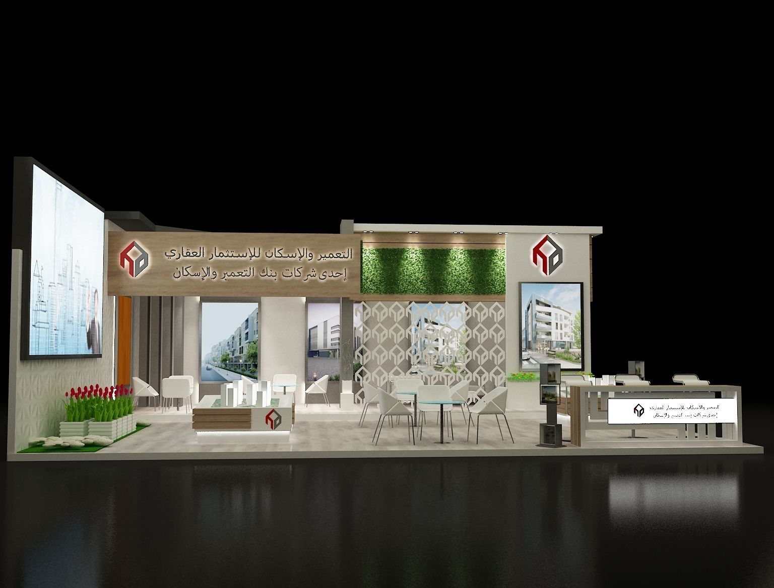 Booth Exhibition Stand a280 3D model_4