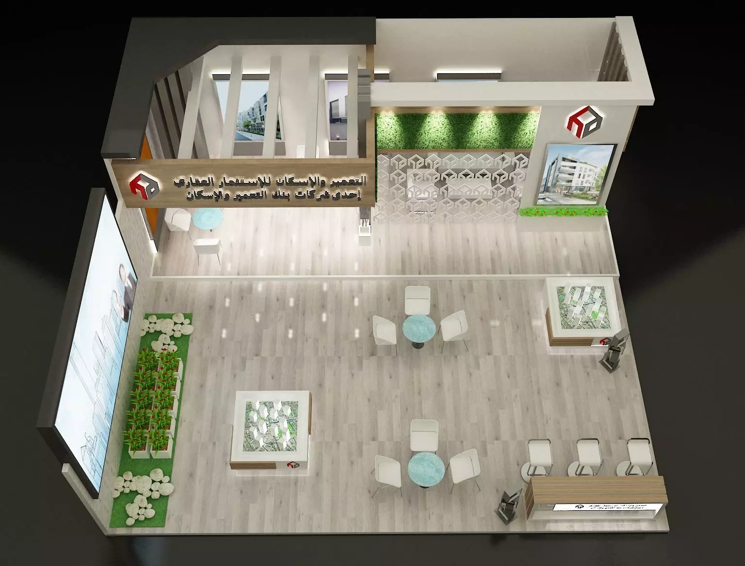 Booth Exhibition Stand a280 3D model_0