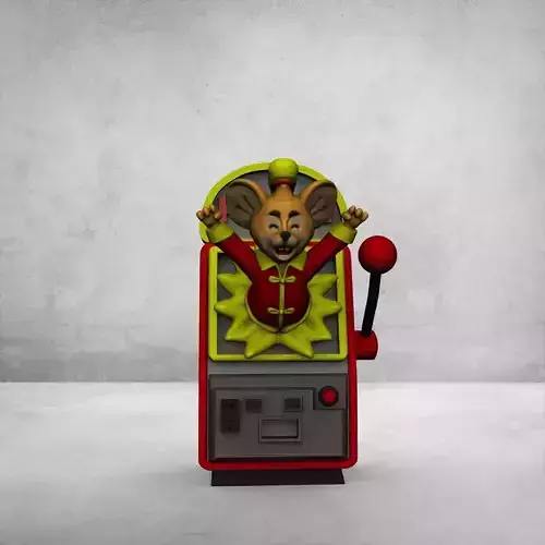 Fortune Mouse SlotMachine 3D print model