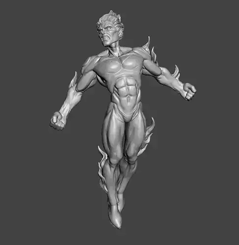 Burnout 3d model for 3d printing 