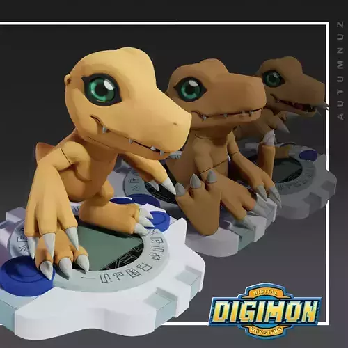 AGUMON DIGIMON  SET x3