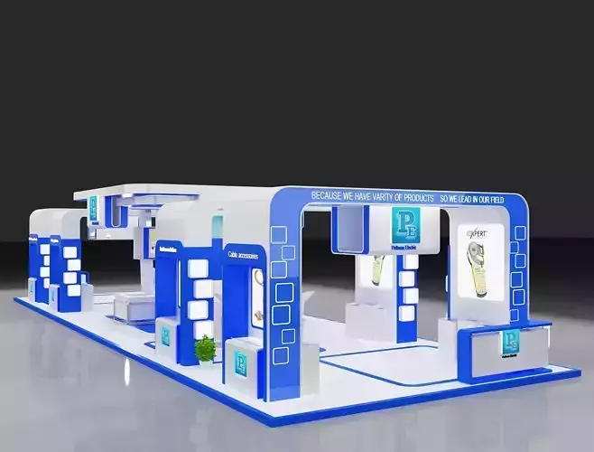 Booth Exhibition Stand a275 3D model