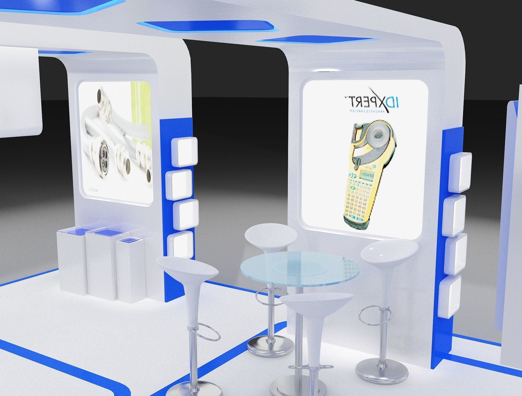 Booth Exhibition Stand a275 3D model_13