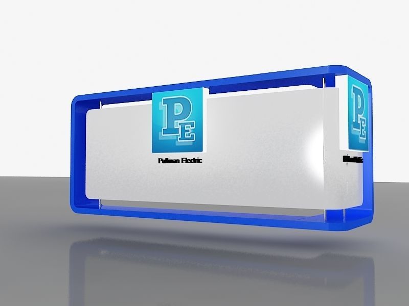 Booth Exhibition Stand a275 3D model_19