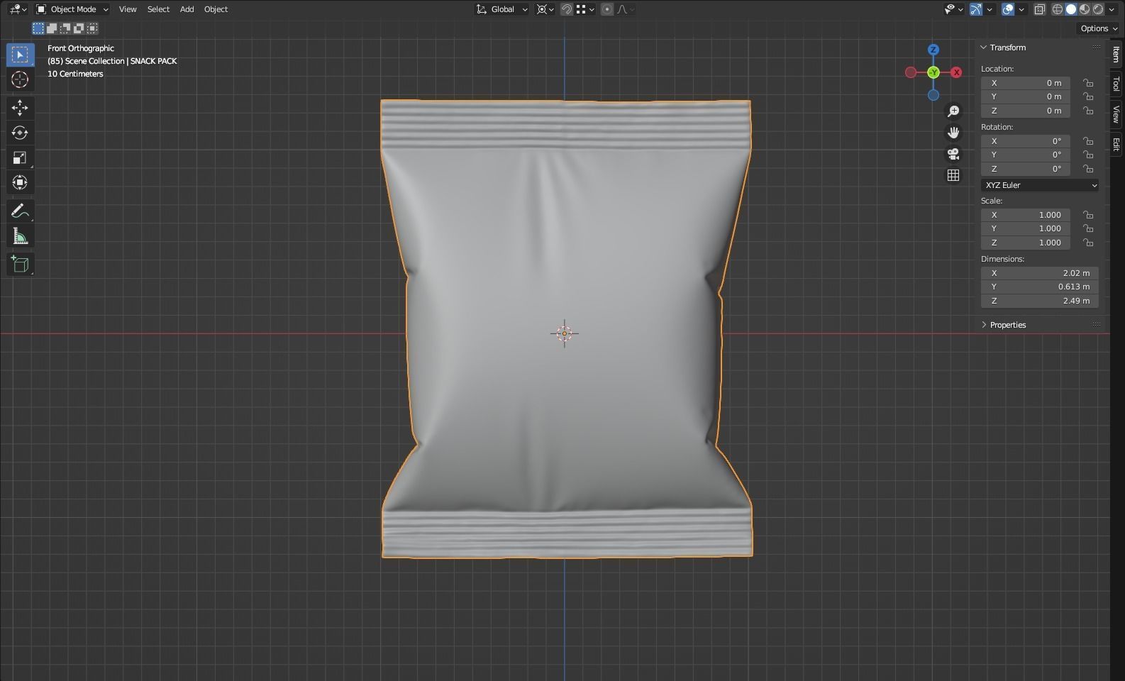 Snack Pack 3D model_2