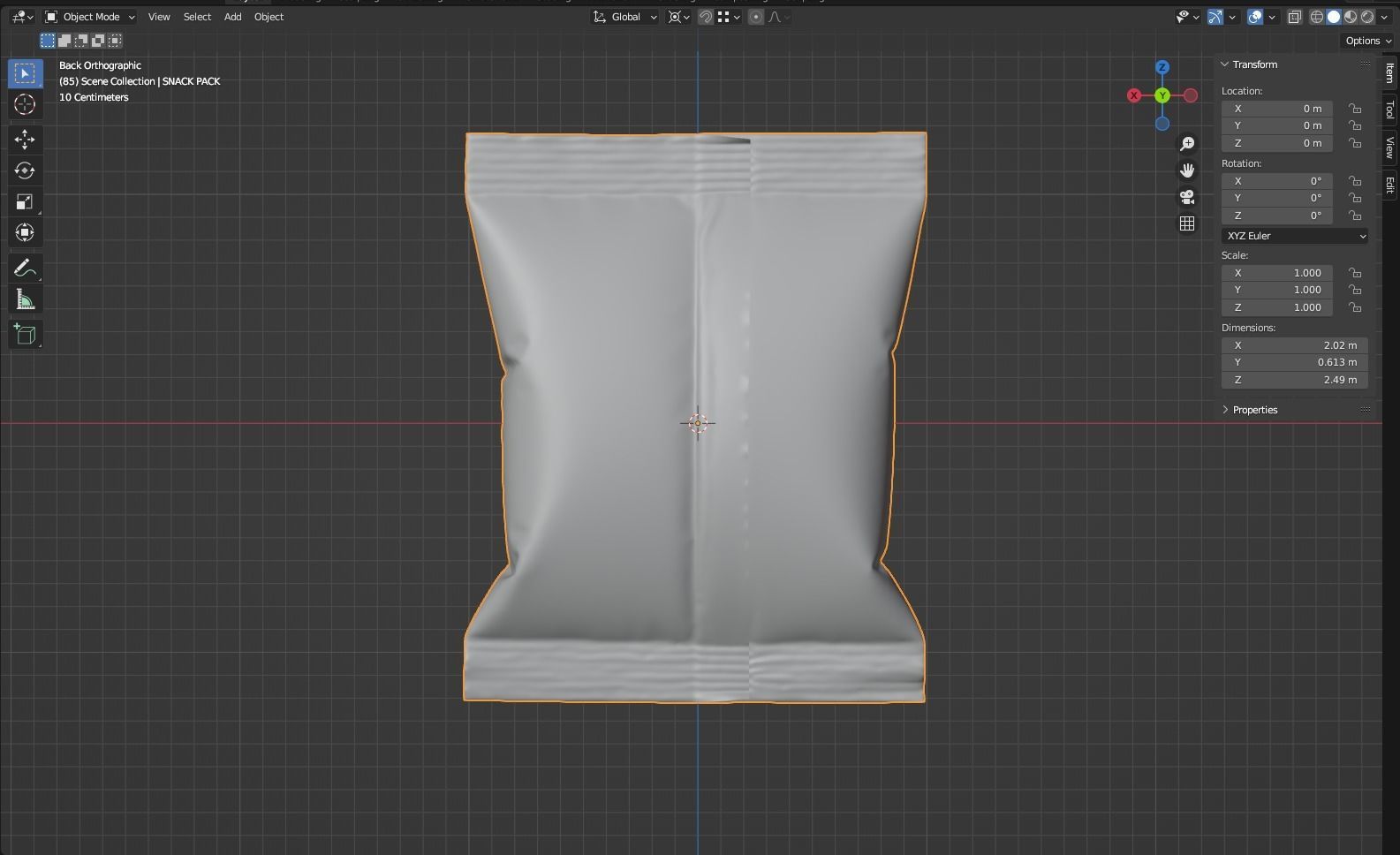 Snack Pack 3D model_5