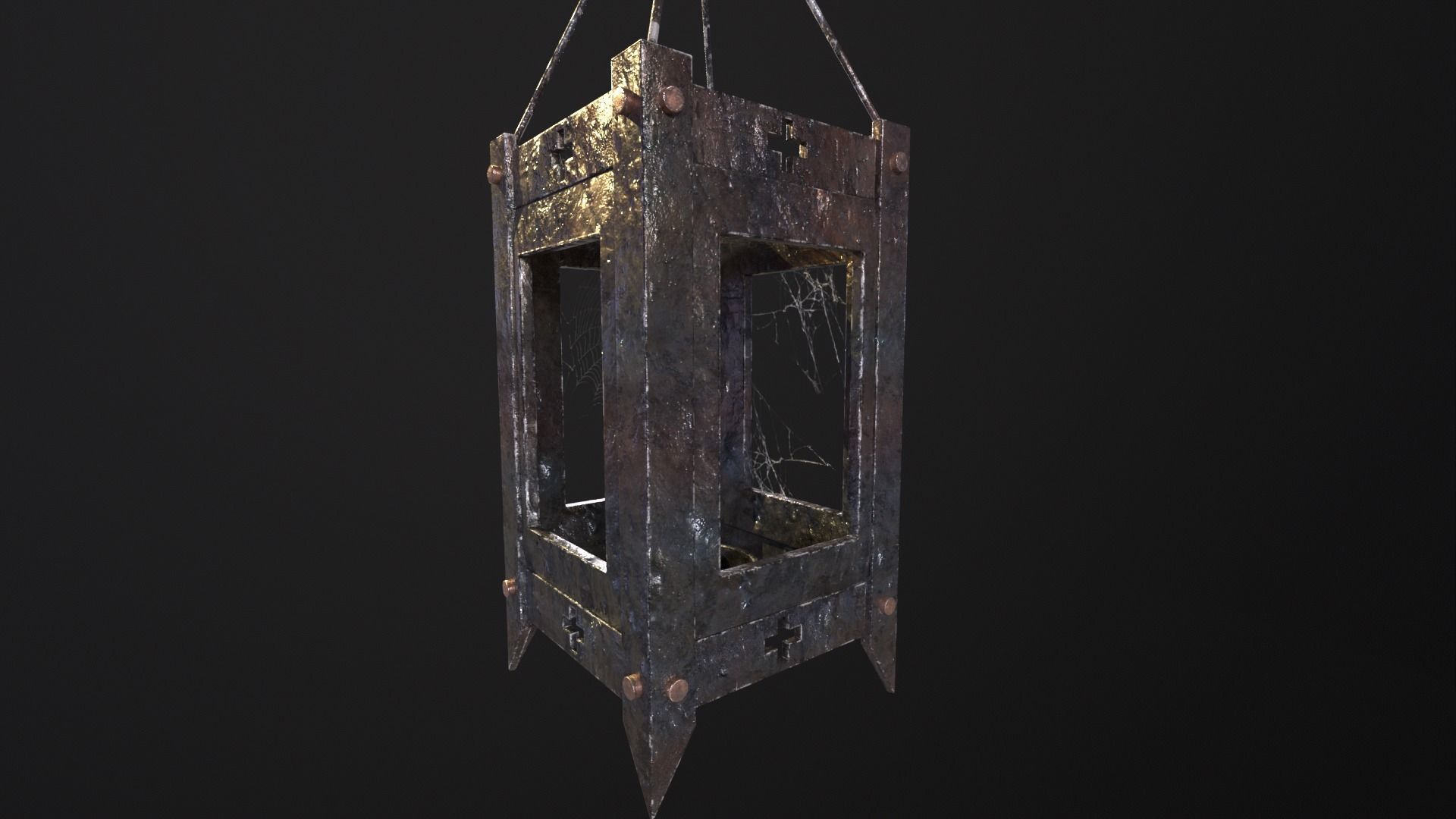 Spider Webs  Low-poly 3D model_6