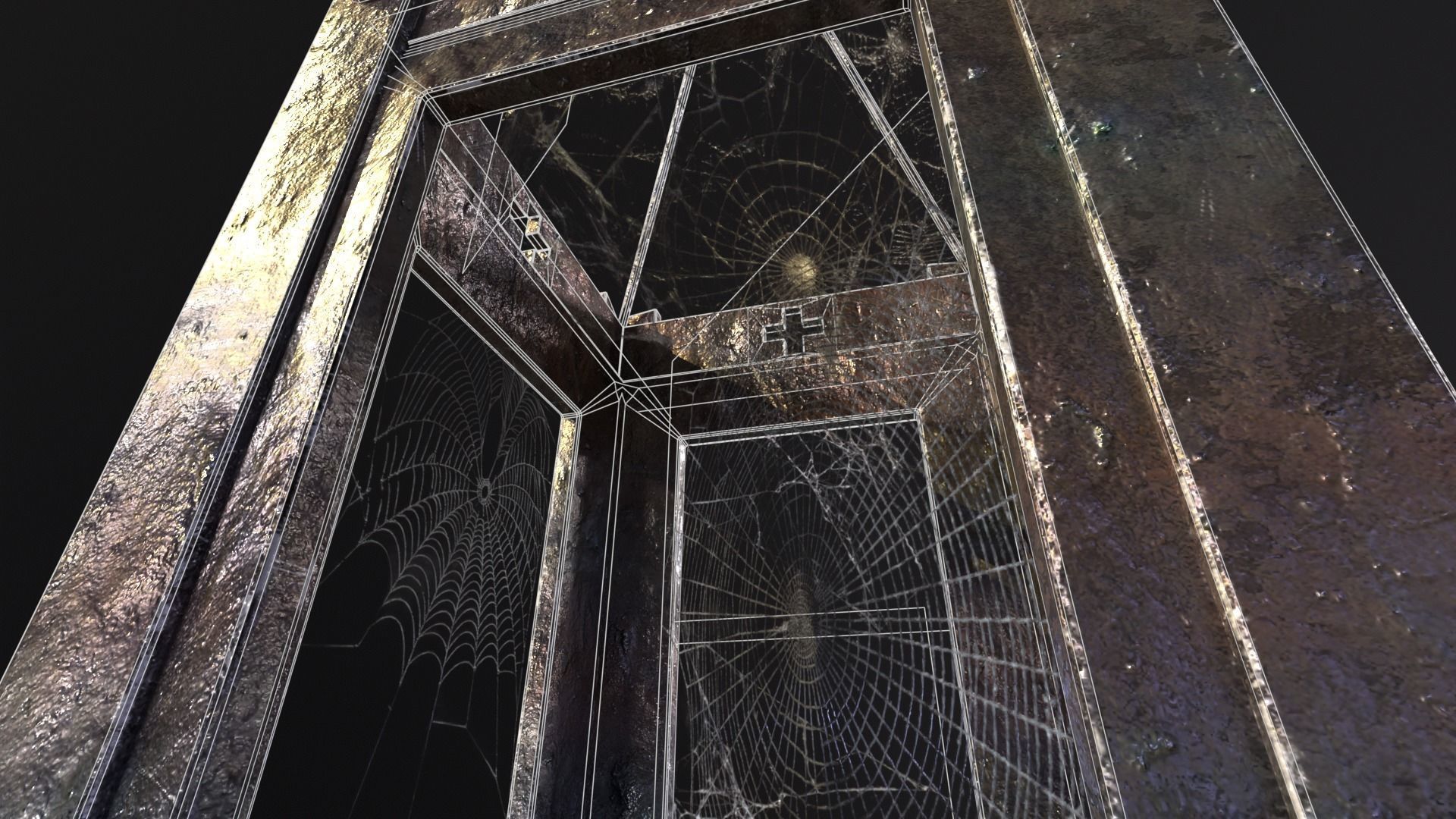 Spider Webs  Low-poly 3D model_15