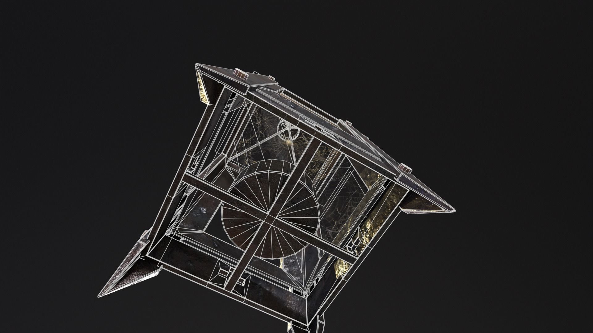 Spider Webs  Low-poly 3D model_9