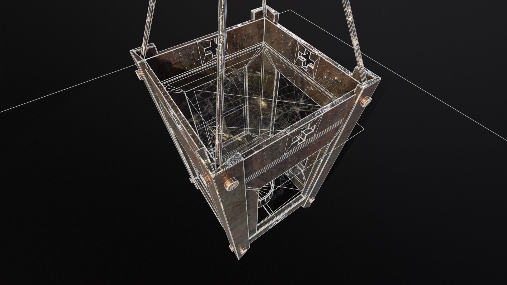 Spider Webs  Low-poly 3D model_5