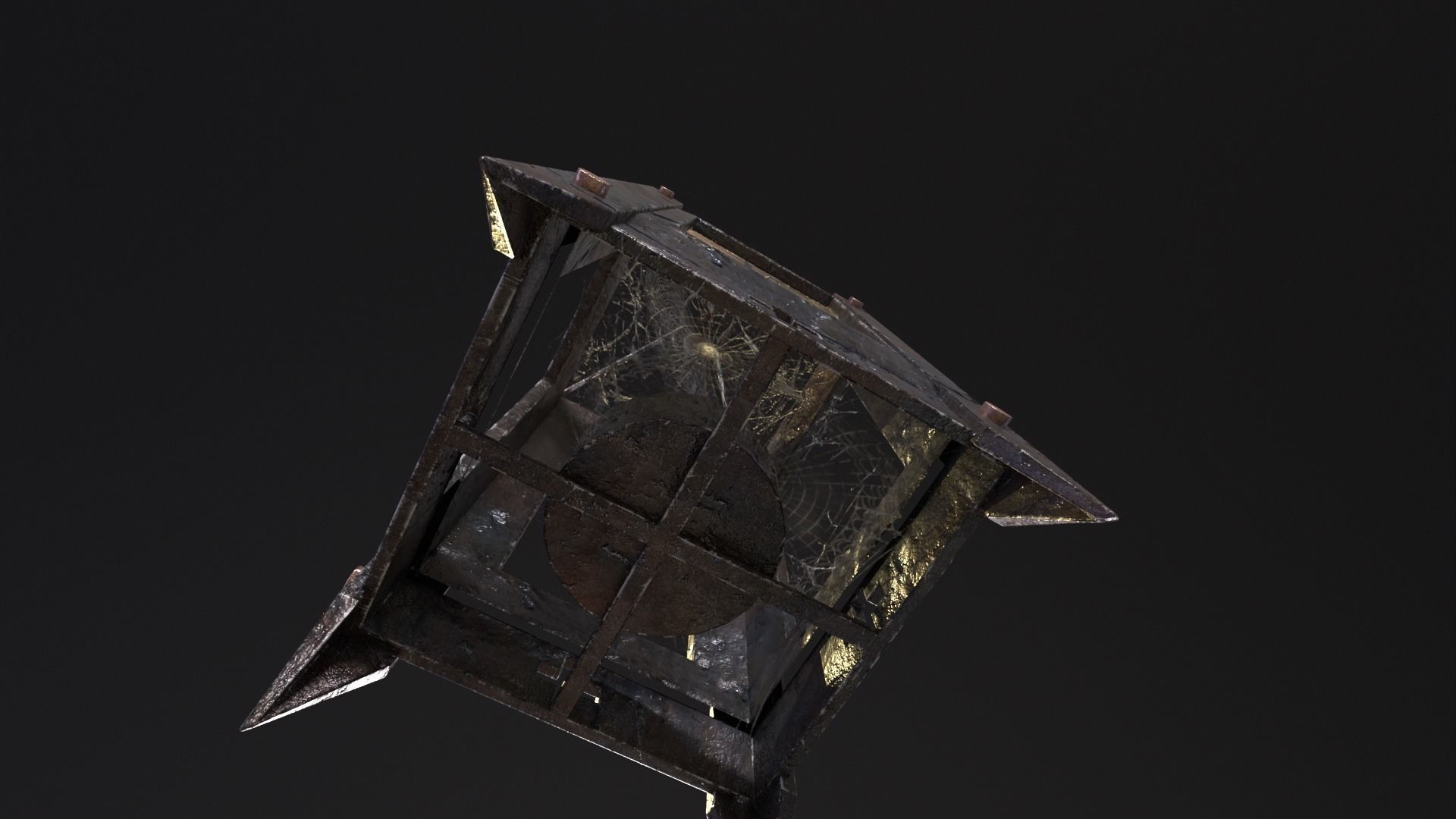 Spider Webs  Low-poly 3D model_8