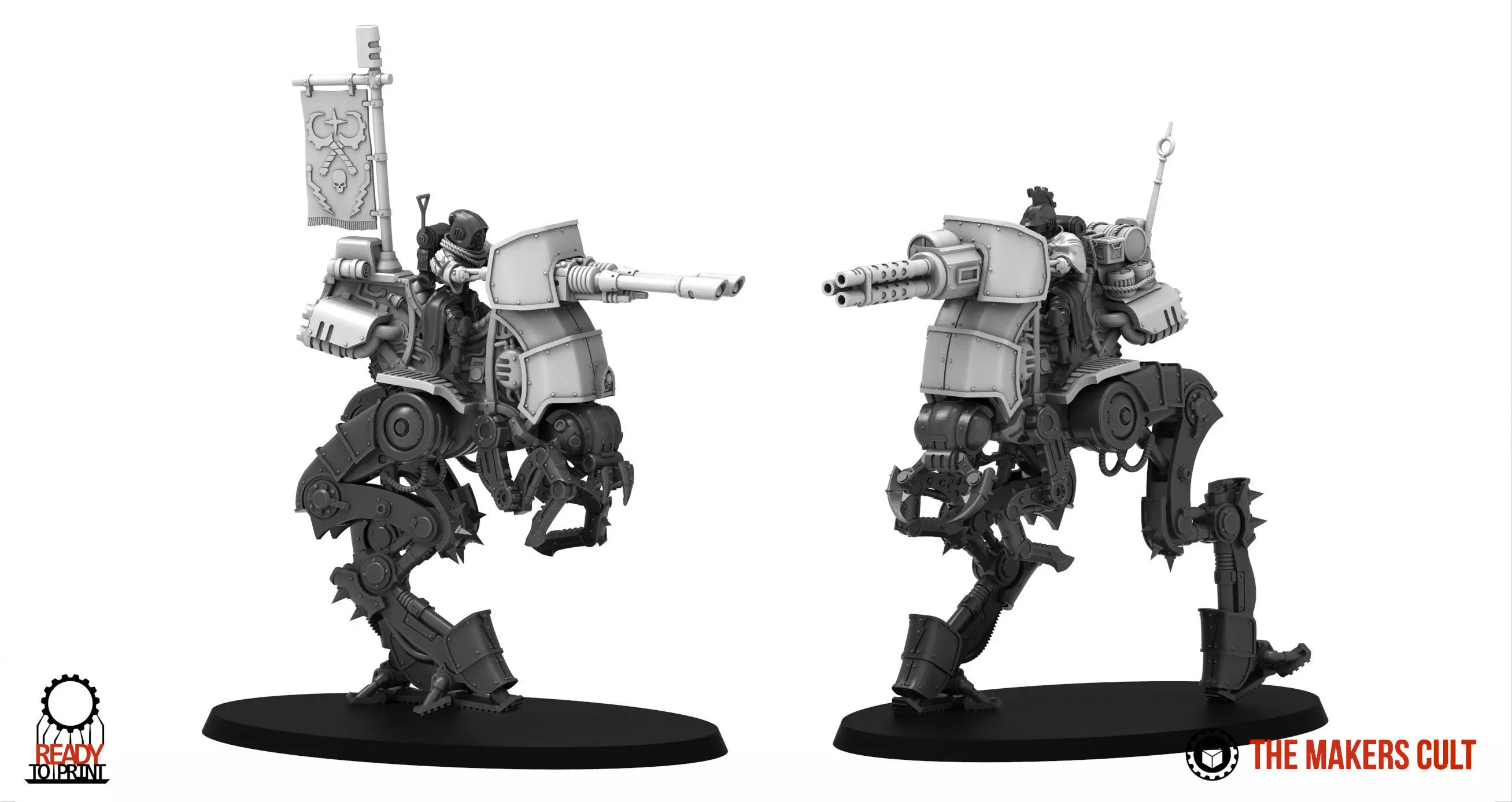 Dark Techno - Mantis Strider cannons upgrade 3D print model_0