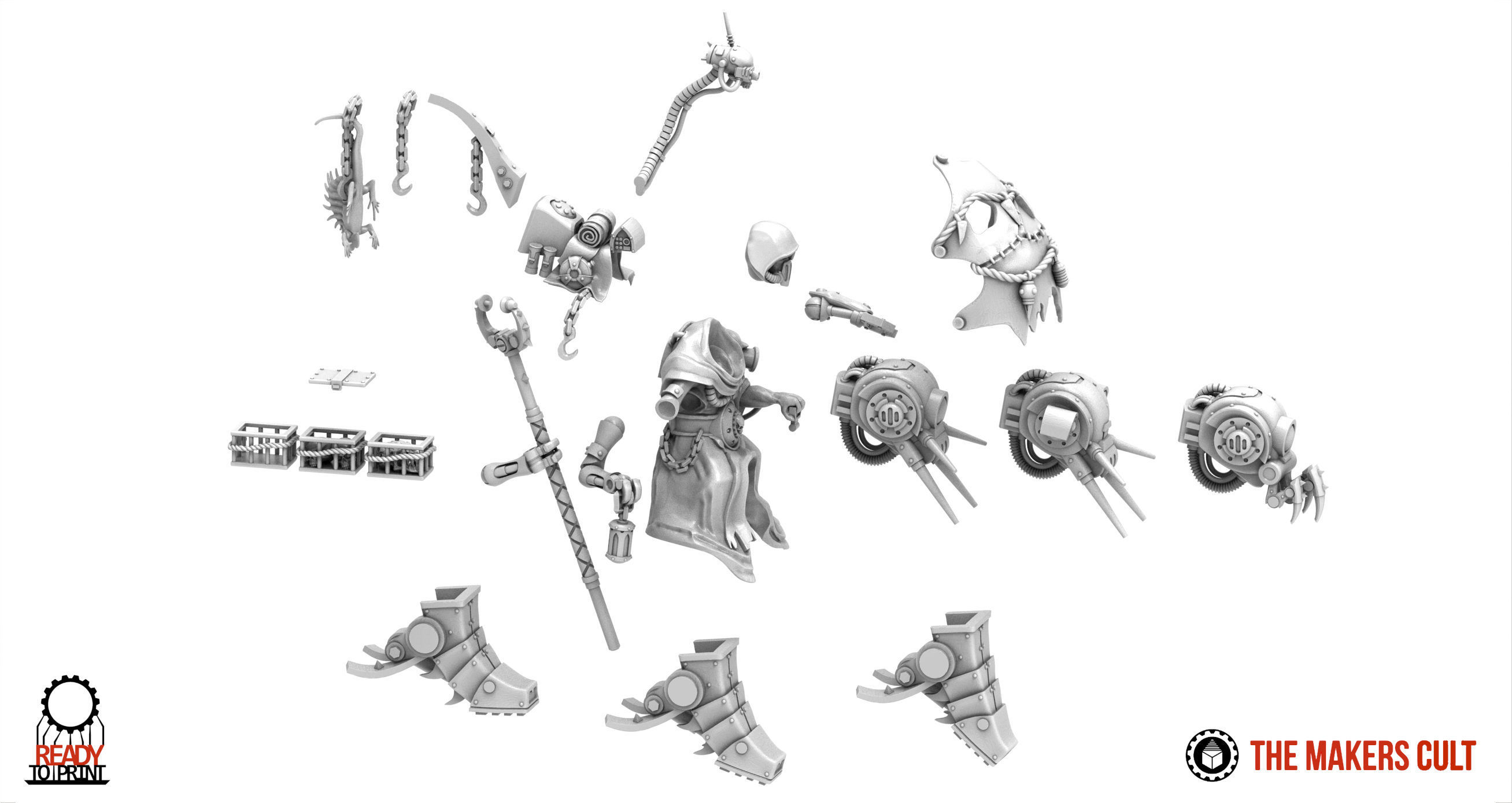 Dark Techno - Mantis Wanderer upgrade 3D print model_3